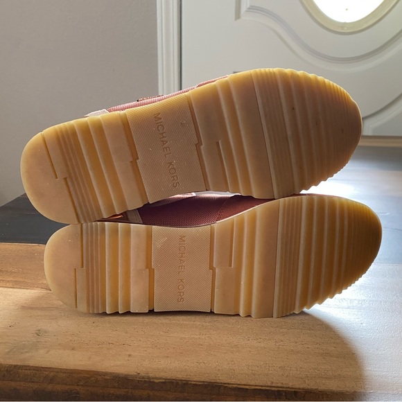 Rose Gold Michael Kors Sneakers - Picture 5 of 5